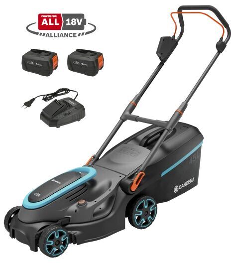 Gardena 14638-20 Akülü Çim Biçme Makinesi PowerMax 37/36V P4A Set