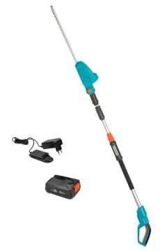 Gardena 14732-20 Akülü Teleskopik Çit Budama Makinesi THS 42/18V P4A Kullanıma Hazır Set