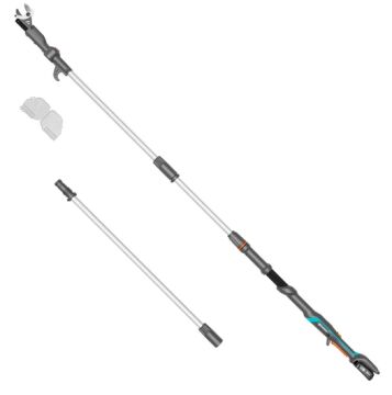 Gardena 14776-20 Akülü Teleskopik Yüksek Dal Makası HighCut 360/18V P4A Set