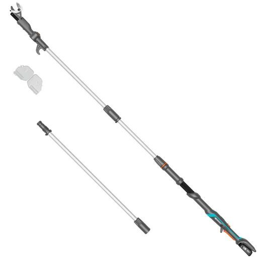 Gardena 14776-20 Akülü Teleskopik Yüksek Dal Makası HighCut 360/18V P4A Set