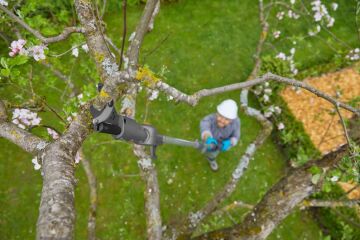 Gardena 14776-20 Akülü Teleskopik Yüksek Dal Makası HighCut 360/18V P4A Set