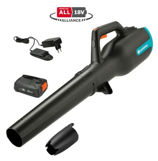 Gardena 14890-20 Akülü Üfleyici PowerJet 18V P4A Kullanıma Hazır Set