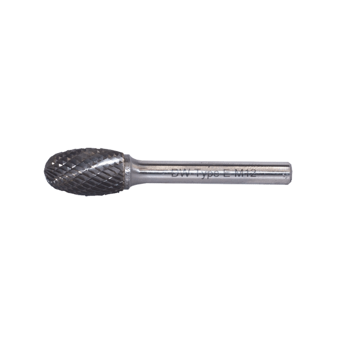 DW Carbide E Tipi Oval Gövde - Karbür Kalıpçı Frezeleri (Ölçü Seçeneklerine Bakınız) 8.0 x 6mm