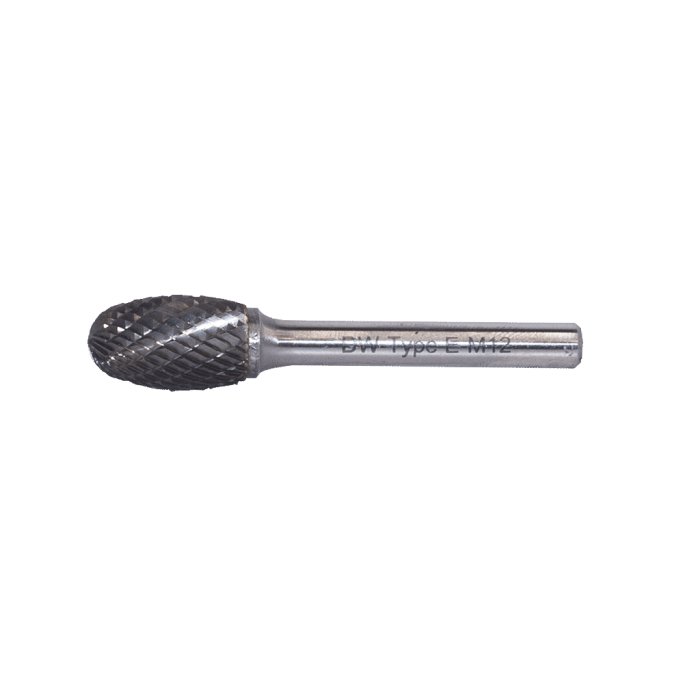 DW Carbide E Tipi Oval Gövde - Karbür Kalıpçı Frezeleri (Ölçü Seçeneklerine Bakınız) 6.3 x 3mm