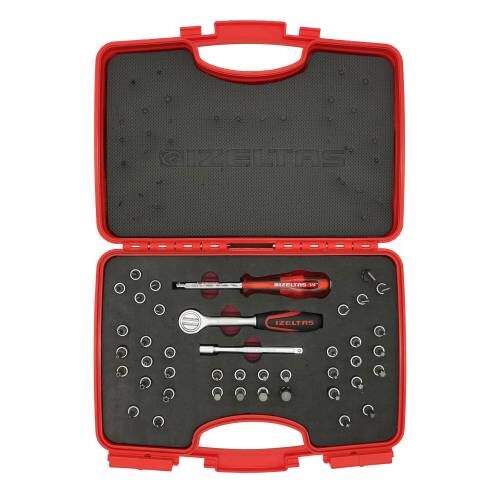 İzeltaş 1107001042 1/4'' Bits Uçlu Lokma Takımı 42 Parça