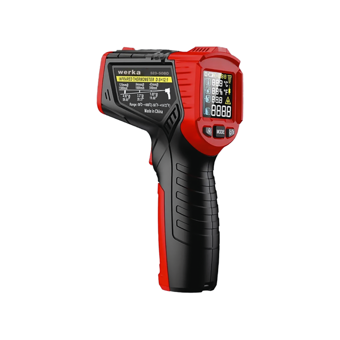 Werka Infrared Termometre (Ölçü Seçeneklerine Bakınız) -50...+800°C