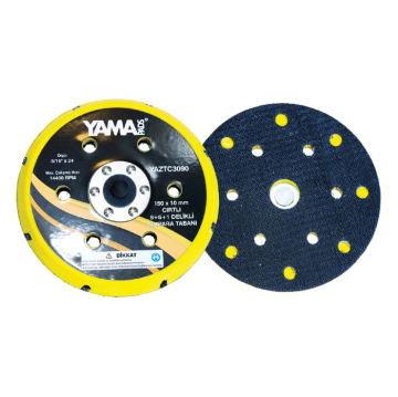 Yama Pads Cırtlı Delikli Zımpara Tabanları(Ölçü Seçeneklerine Bakınız) 150 x 10mm - 6