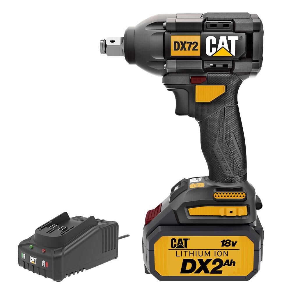 Cat CAT DX72BC 18Volt/2.0Ah Li-ion Tek Akülü Şarjlı 350Nm Kömürsüz Profesyonel Somun Sıkma En Ucuz Fiyatları ve Özellikleri