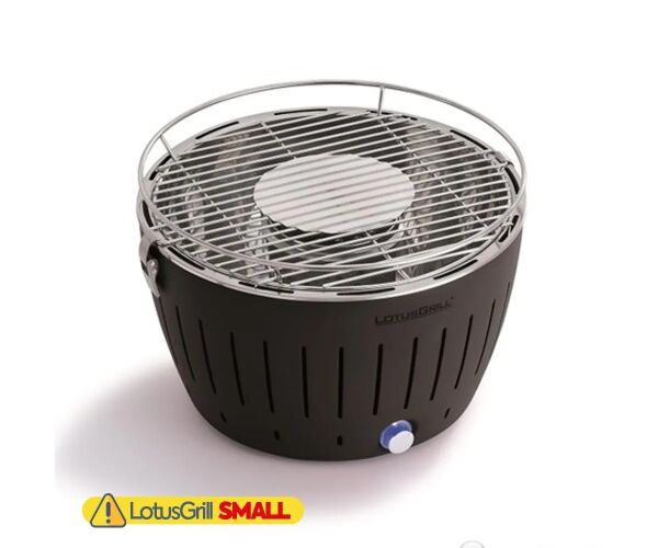 LotusGrill S Dumansız Kömürlü Mangal - Gri