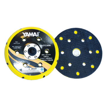 Yama Pads Cırtlı Delikli Zımpara Tabanları(Ölçü Seçeneklerine Bakınız) 150 x 10mm - 52