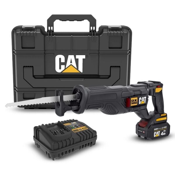 CAT DX5050 18Volt/4.0Ah Li-ion Tek Akülü Kömürsüz Profesyonel Tilki Kuyruğu Testere