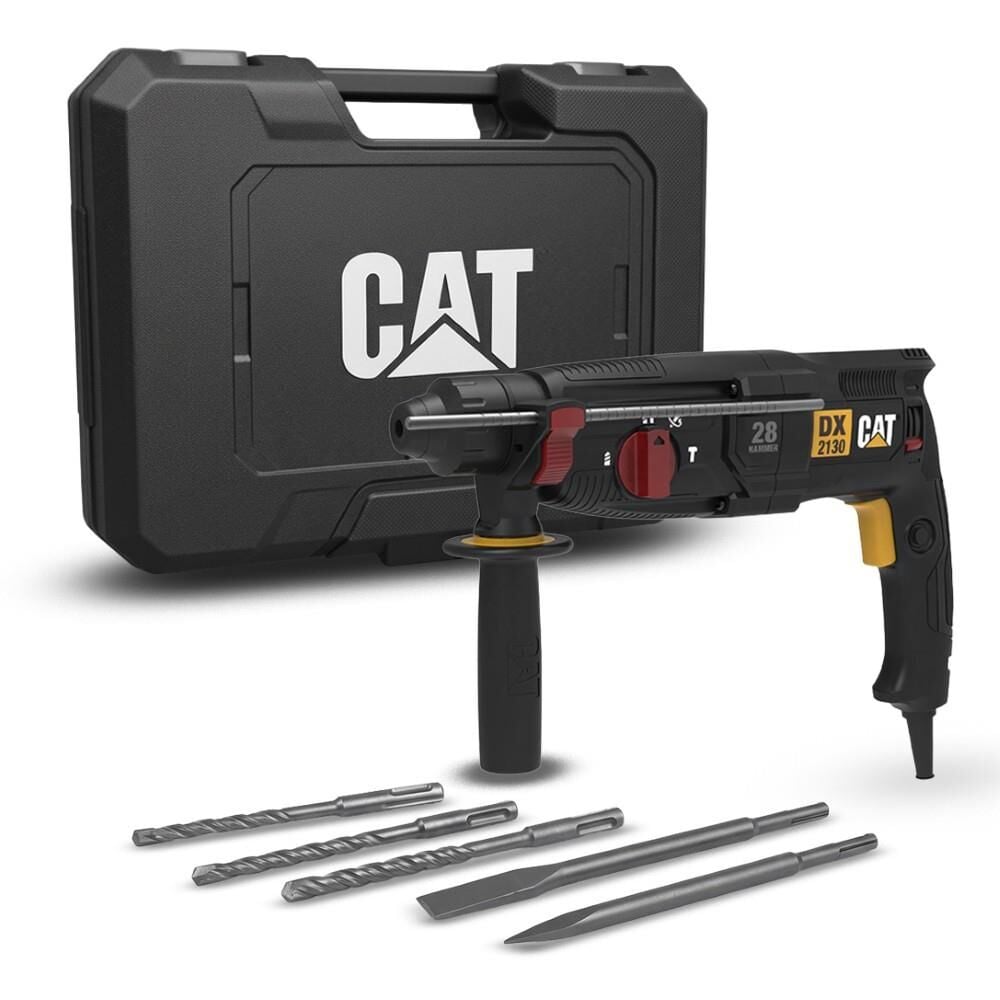 Cat CAT DX2130 900Watt 3.2J 28MM SDS-Plus Profesyonel Kırıcı/Delici + 3 Ad Delici + 2 Ad Kırıcı Uç En Ucuz Fiyatları ve Özellikleri