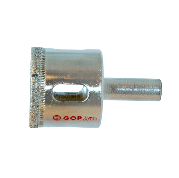 Gerlinger Cam Delmek İçin Elmas Panç Testereler (Ölçü Seçeneklerine Bakınız)