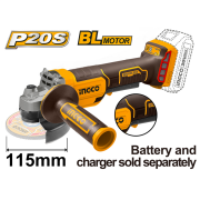 ingco CAGLI211156 Li-ion Akülü Avuç Taşlama 115MM 20V (Tek Makine)