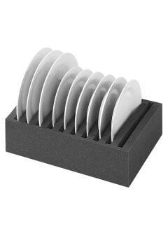 Campasist CA345471 8 Bölmeli Siyah Karavan Tabak Tutucu