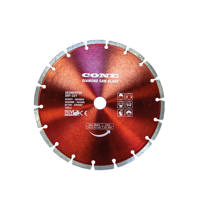 Cone Soketli Elmas Daire Testereler (Ölçü Seçeneklerine Bakınız)