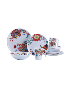 CAMPOUT NG C124-T Kamp Figürlü Melamin Tabak Seti