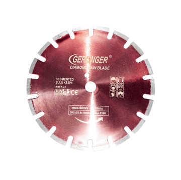 Gerlinger Asfalt İçin Elmas Daire Testereler(Ölçü Seçeneklerine Bakınız) 300mm