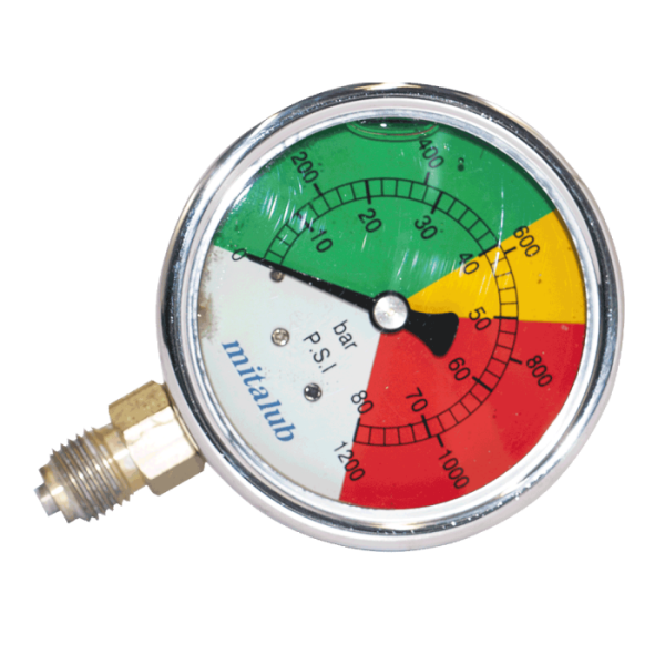 Mitalub MIM6380B 63 mm. 0-80 bar Tarım için Alttan Manometre
