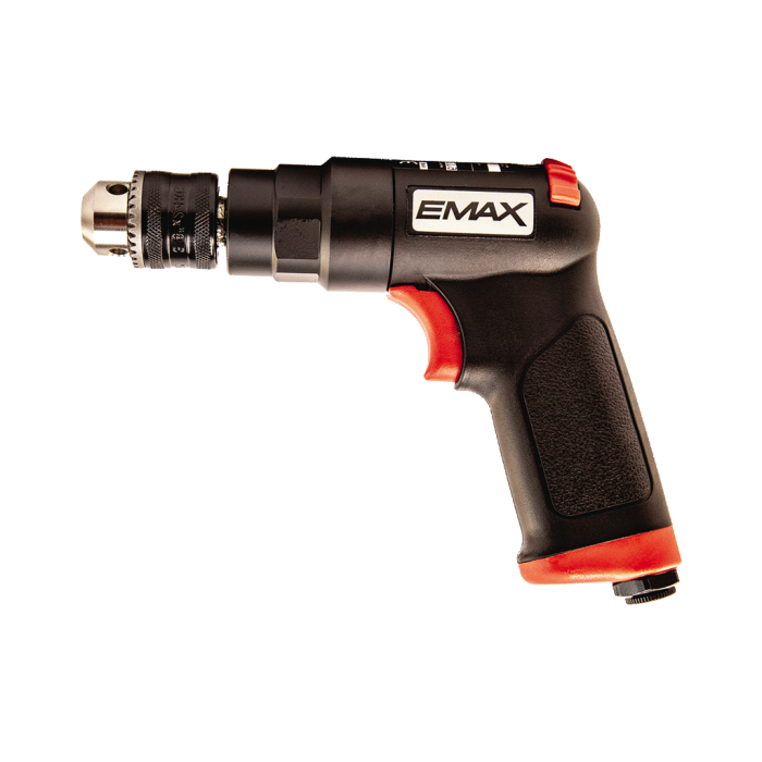 Emax ET-1238P 10 mm. 1800 RPM Kompozit Kabzalı Havalı Matkap