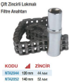 NT Tools Çift Zincirli Lokmalı Filtre Anahtarları (Ölçü Seçeneklerine Bakınız)