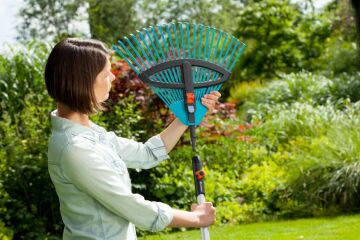 Gardena 03099-20 combisystem Plastik Ayarlanabilir Tırmık