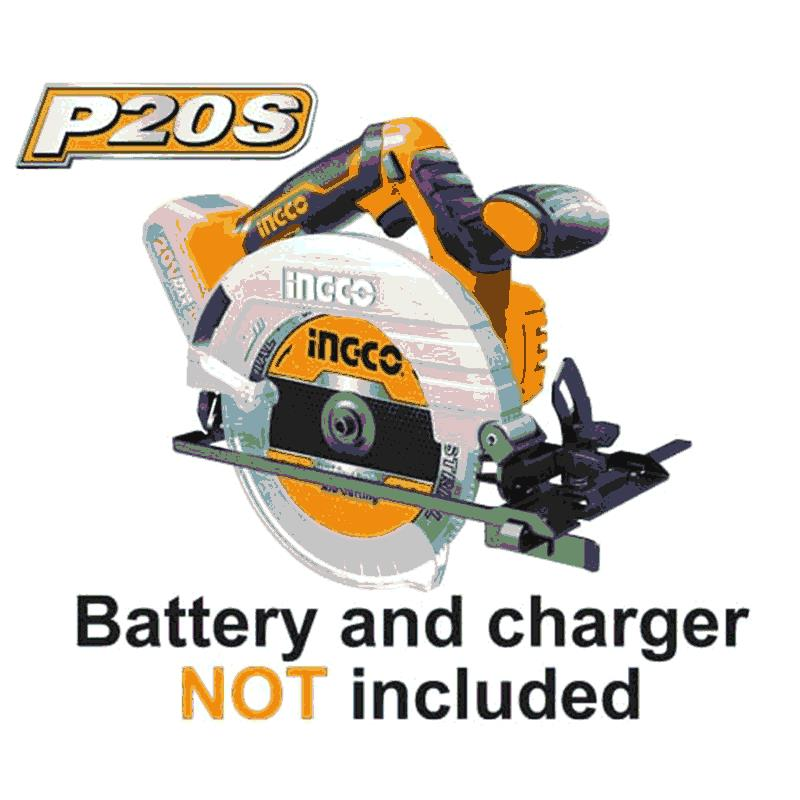 ingco CSLI1651 Li-ion Akülü Sunta Kesme 165mm 20V 2.0Ah