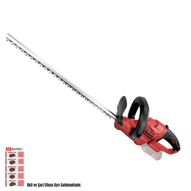 Stayer ROSEL20 Akülü Çit Kesme Li-ion 18V(Aküsüz Solo Makina)