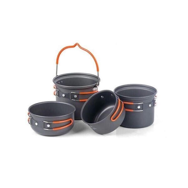 Naturehike 4IN1 2-3 Kişilik Kamp Yemek Pişirme Seti