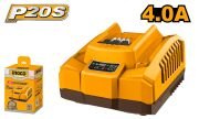 ingco Hızlı Akıllı Şarj Cihazı 20V 4.0Ah