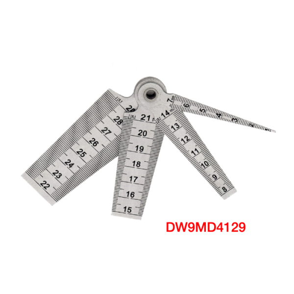 DW Measuring Üçgen - Delik Cetvelleri (Ölçü Seçeneklerine Bakınız)