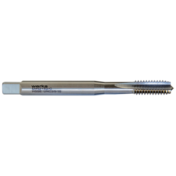 Werka DIN2182/C HSS-E Düz Makine Kılavuzları (Kalın Şaft)(Ölçü Seçeneklerine Bakınız)