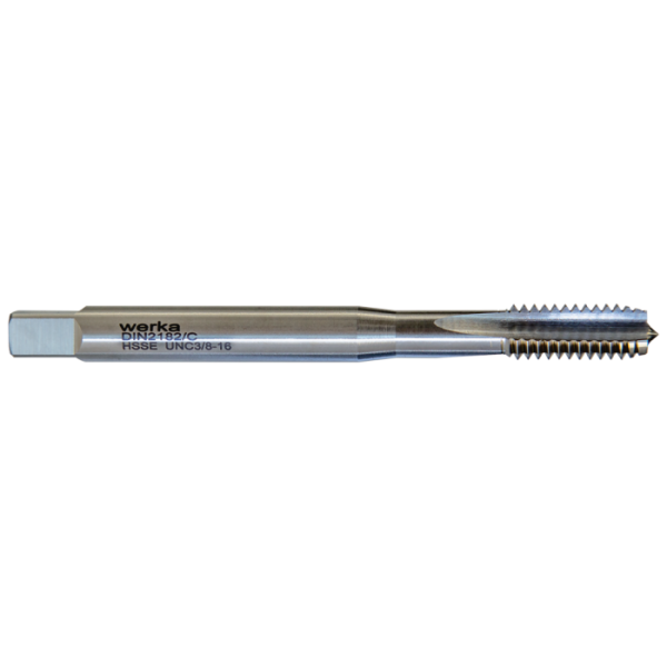Werka DIN2182/C HSS-E Düz Makine Kılavuzları (Kalın Şaft)(Ölçü Seçeneklerine Bakınız)