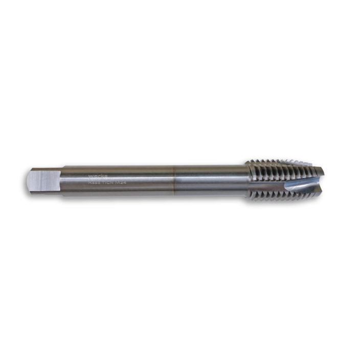 Werka DIN371/B-376/B HSSE-TiCN Solid Carbide </br> Komple Karbür Düz Makine Kılavuzu(Ölçü Seçeneklerine Bakınız)