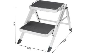 Metal Katlanır Basamak  ( İki Basamaklı)