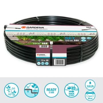 Gardena 13501-20 Mikro-Damlama Çit/Çalı Sulama Seti 50m