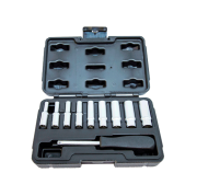 NT Tools NCSETU14 11 Parça 1/4'' Altı Köşe CR-V Uzun Lokma Seti