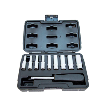 NT Tools NCSETU14 11 Parça 1/4'' Altı Köşe CR-V Uzun Lokma Seti