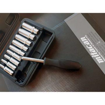 NT Tools NCSETU14 11 Parça 1/4'' Altı Köşe CR-V Uzun Lokma Seti