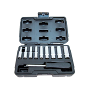 NT Tools NCSETU14 11 Parça 1/4'' Altı Köşe CR-V Uzun Lokma Seti