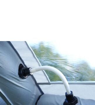 Yeni Model 360 cm Karavan önü Şişme Çadır Airtent(MAVİ)