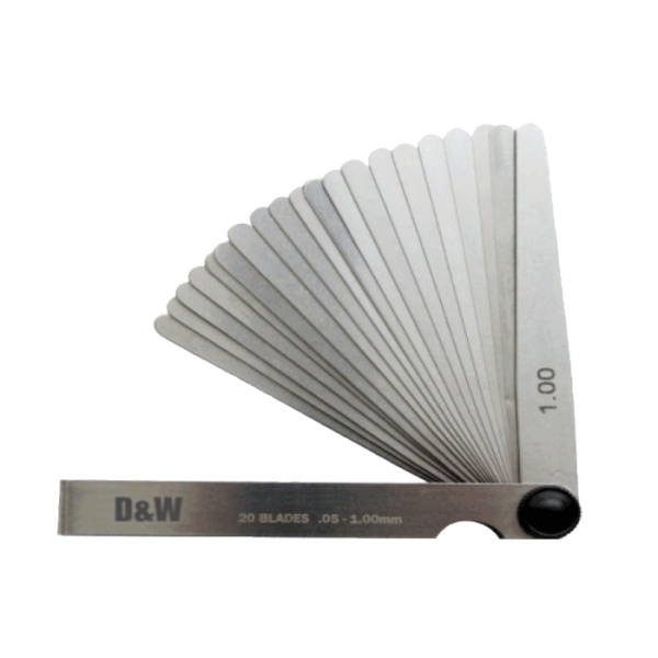 DW Measuring 20 Yaprak Filler Çakıları (Ölçü Seçeneklerine Bakınız)