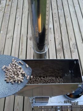 Pelet Sobası Kamp / Veranda Sobası (Çantalı)