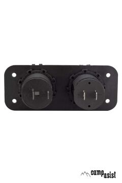 Campasist 12 V ve 2 USB Girişli Soket