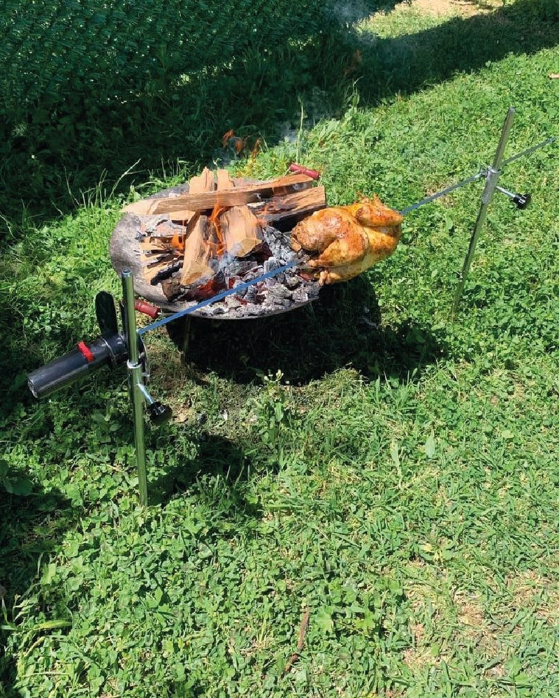 CAMPOUT Tavuk Çevirme Aparatı