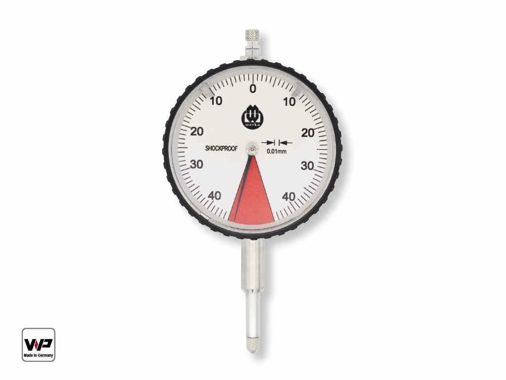 Werka W4111-100 WPro Tek Turlu DD Komparatör Saati 0.8x0.01mm + Kulaklı Kapak
