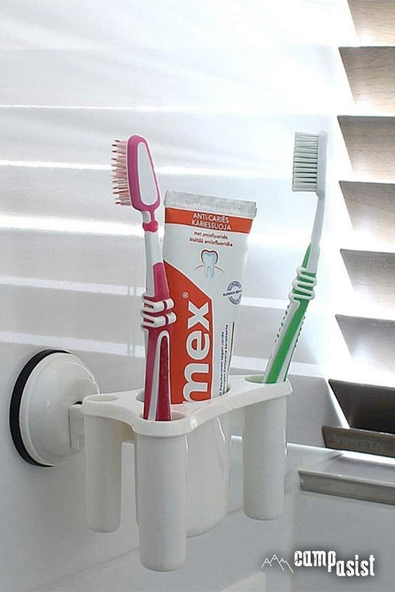 Vantuzlu Diş Fırçası Tutacağı