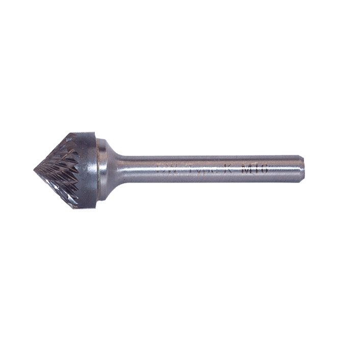 DW Carbide K Tipi 90° Konik - Karbür Kalıpçı Frezeleri(Ölçü Seçeneklerine Bakınız)