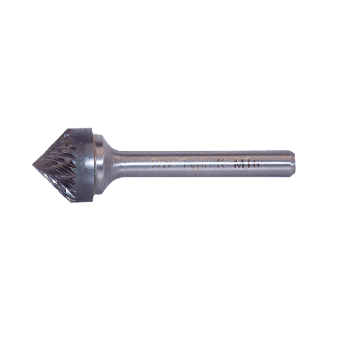 DW Carbide K Tipi 90° Konik - Karbür Kalıpçı Frezeleri(Ölçü Seçeneklerine Bakınız) 25.0 x 6mm