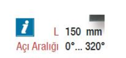 DWMeasuring 320°-Üniversal İletki Gönye